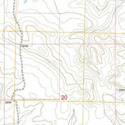 US Forest Service - Topo Hay Creek, SD FSTopo Legacy digital map