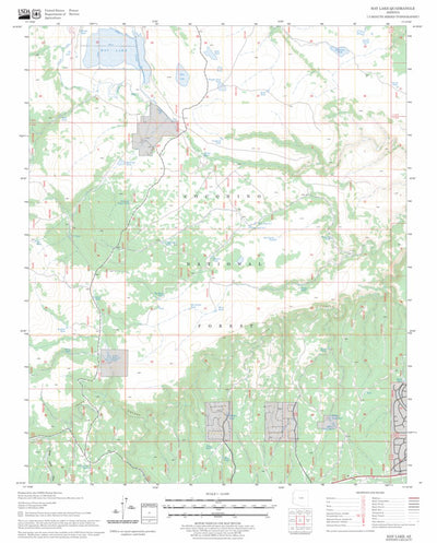 US Forest Service - Topo Hay Lake, AZ FSTopo Legacy digital map