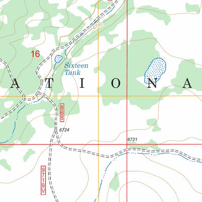US Forest Service - Topo Hay Lake, AZ FSTopo Legacy digital map