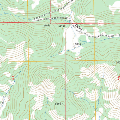 US Forest Service - Topo Haycock Mountain, UT FSTopo Legacy digital map
