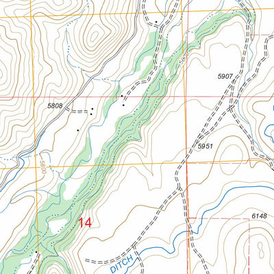 US Forest Service - Topo Hayden Creek, ID FSTopo Legacy digital map