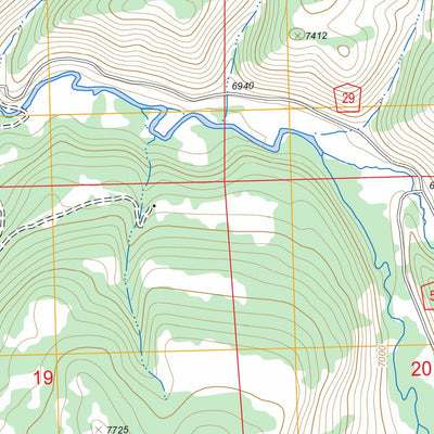 US Forest Service - Topo Hayden Gulch, CO FSTopo Legacy digital map