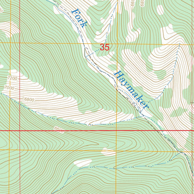 US Forest Service - Topo Haymaker Narrows, MT FSTopo Legacy digital map