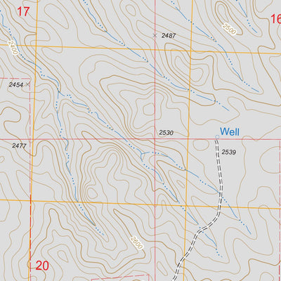 US Forest Service - Topo Haynes SW, SD FSTopo Legacy digital map