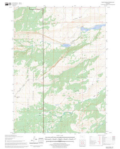 US Forest Service - Topo Hays Park, WY FSTopo Legacy digital map