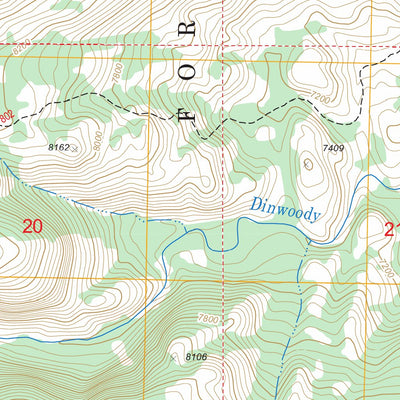 US Forest Service - Topo Hays Park, WY FSTopo Legacy digital map