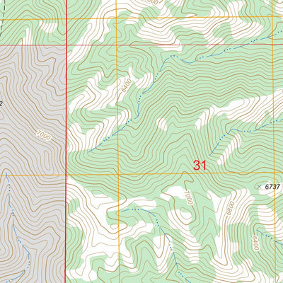 US Forest Service - Topo Haystack Mountain, ID FSTopo Legacy digital map
