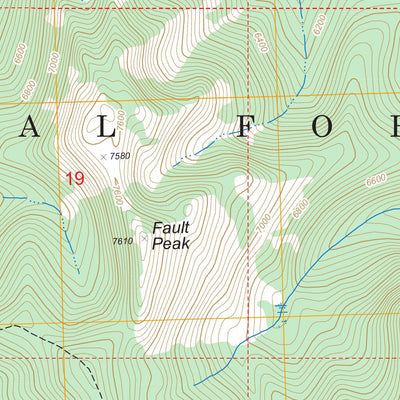 US Forest Service - Topo Haystack Mountain, MT FSTopo Legacy digital map