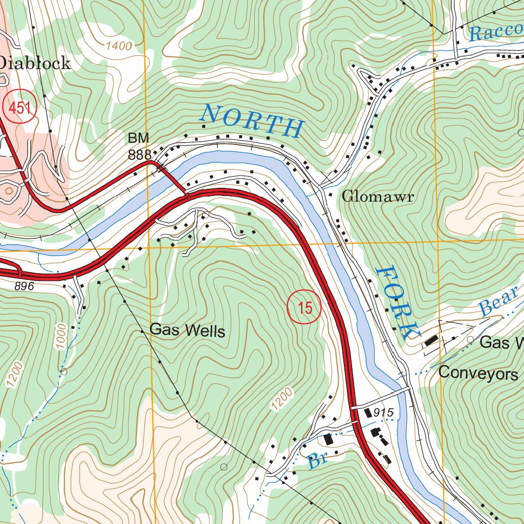 Hazard South, KY FSTopo Legacy Map by US Forest Service - Topo | Avenza ...