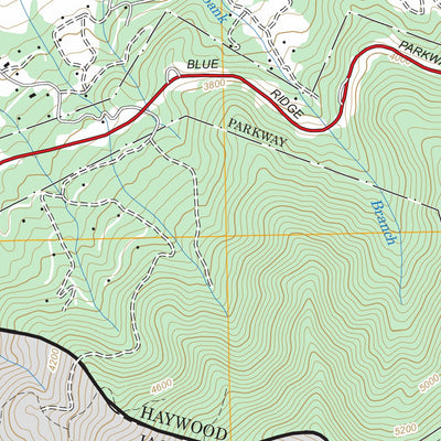 US Forest Service - Topo Hazelwood, NC FSTopo Legacy digital map