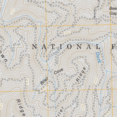 US Forest Service - Topo Hazelwood, NC FSTopo Legacy digital map