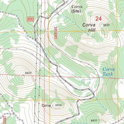 US Forest Service - Topo Hearst Mountain, AZ FSTopo Legacy digital map