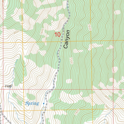 US Forest Service - Topo Heart Mountain, ID FSTopo Legacy digital map