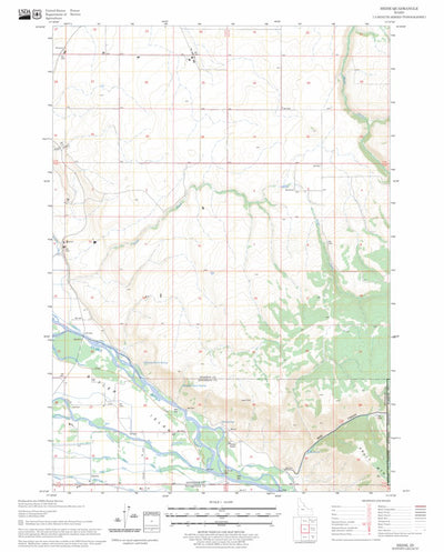US Forest Service - Topo Heise, ID FSTopo Legacy digital map
