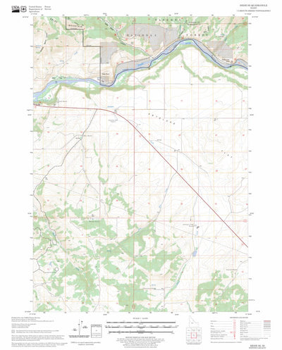 US Forest Service - Topo Heise SE, ID FSTopo Legacy digital map