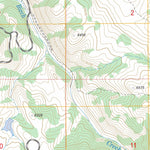 US Forest Service - Topo Heise SE, ID FSTopo Legacy digital map