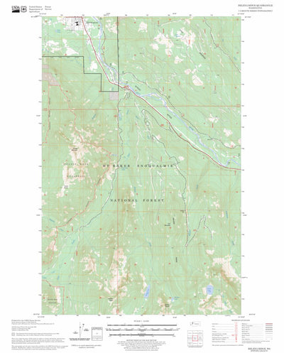 US Forest Service - Topo Helena Ridge, WA FSTopo Legacy digital map