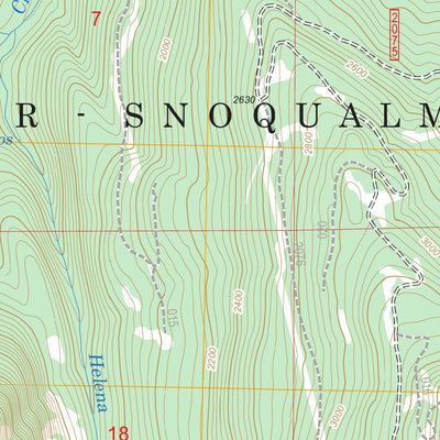 US Forest Service - Topo Helena Ridge, WA FSTopo Legacy digital map