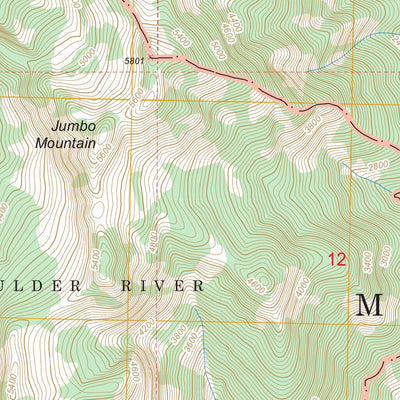 US Forest Service - Topo Helena Ridge, WA FSTopo Legacy digital map