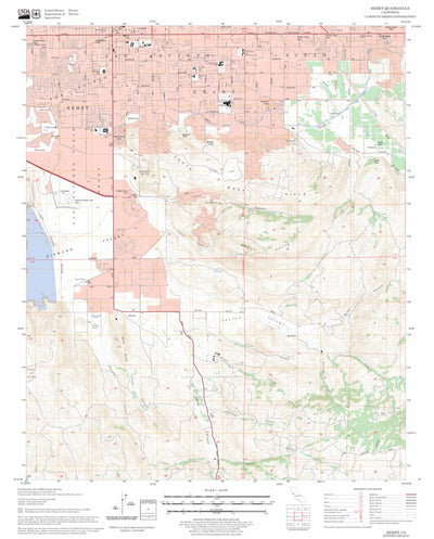 US Forest Service - Topo Hemet, CA FSTopo Legacy digital map