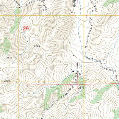 US Forest Service - Topo Hemet, CA FSTopo Legacy digital map