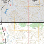 US Forest Service - Topo Hensley Butte, OR FSTopo Legacy digital map