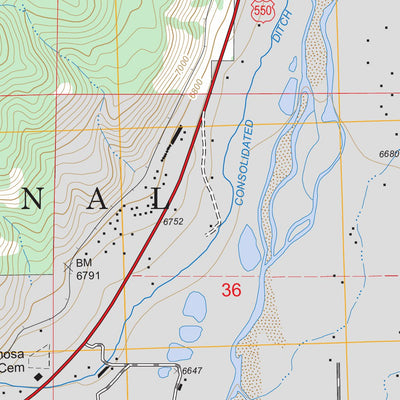 US Forest Service - Topo Hermosa, CO FSTopo Legacy digital map