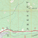 US Forest Service - Topo Hickey Mountain, AZ FSTopo Legacy digital map