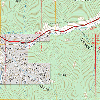 US Forest Service - Topo High Rolls, NM FSTopo Legacy digital map