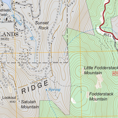 US Forest Service - Topo Highlands, NC - GA FSTopo Legacy digital map