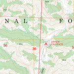 US Forest Service - Topo Hildreth Peak, CA FSTopo Legacy digital map