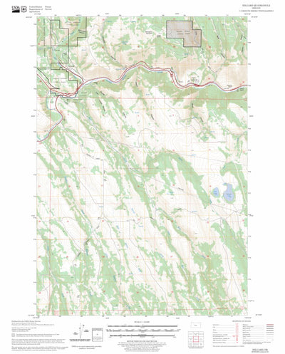 US Forest Service - Topo Hilgard, OR FSTopo Legacy digital map