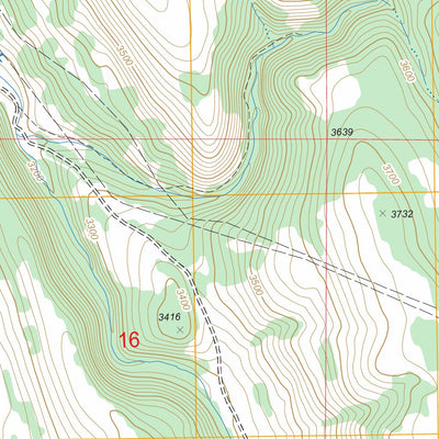 US Forest Service - Topo Hilgard, OR FSTopo Legacy digital map