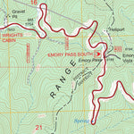 US Forest Service - Topo Hillsboro Peak, NM FSTopo Legacy digital map