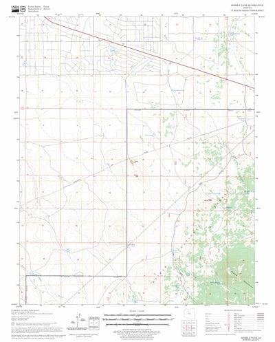 US Forest Service - Topo Hobble Tank, AZ FSTopo Legacy digital map