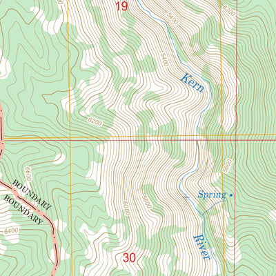 US Forest Service - Topo Hockett Peak, CA FSTopo Legacy digital map