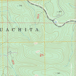 US Forest Service - Topo Hodgen, OK FSTopo Legacy digital map