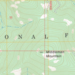 US Forest Service - Topo Hogback Mountain, MT FSTopo Legacy digital map