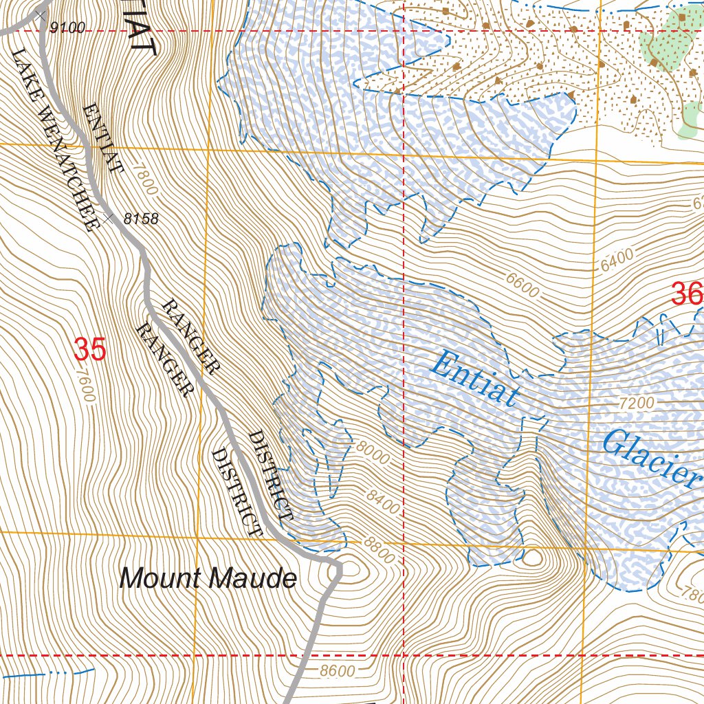 Holden, WA FSTopo Legacy Map by US Forest Service - Topo | Avenza Maps