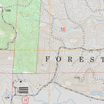 US Forest Service - Topo Hollis Crossroads, AL FSTopo Legacy digital map
