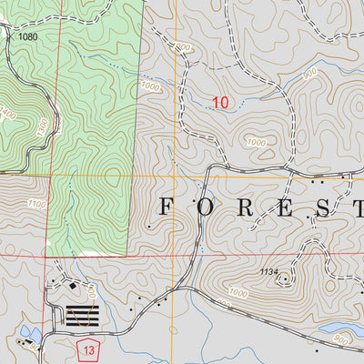 US Forest Service - Topo Hollis Crossroads, AL FSTopo Legacy digital map