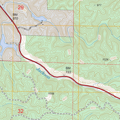 US Forest Service - Topo Hollis Crossroads, AL FSTopo Legacy digital map