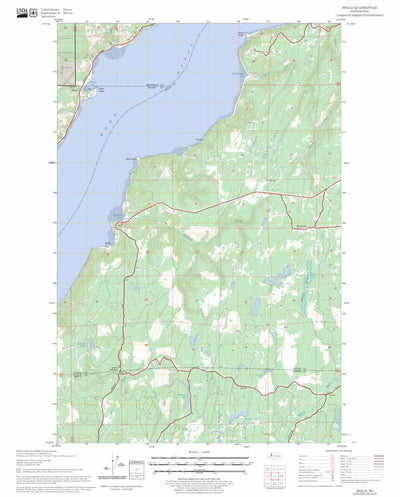 US Forest Service - Topo Holly, WA FSTopo Legacy digital map