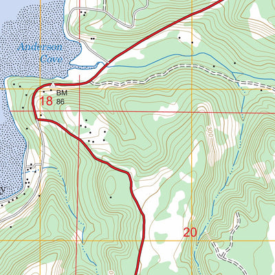 US Forest Service - Topo Holly, WA FSTopo Legacy digital map