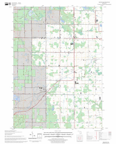 US Forest Service - Topo Holton, MI FSTopo Legacy digital map
