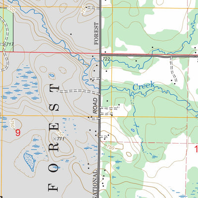 US Forest Service - Topo Holton, MI FSTopo Legacy digital map