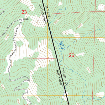US Forest Service - Topo Hopkins Butte, CA FSTopo Legacy digital map