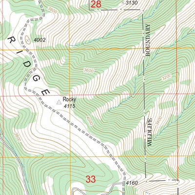 US Forest Service - Topo Hopkins Ridge, WA FSTopo Legacy digital map