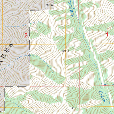 US Forest Service - Topo Hopkins Ridge, WA FSTopo Legacy digital map