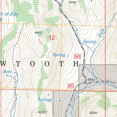 US Forest Service - Topo Hopper Gulch, ID FSTopo Legacy digital map